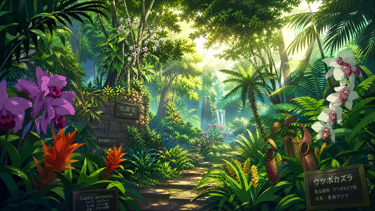 抖音风热带雨林稀有植物视频教程：探秘亚马逊植物王国视频演示